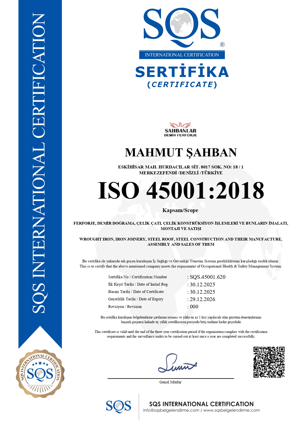 ISO 45001:2018